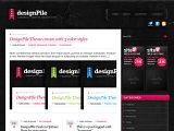 DesignPile : Site5黑色杂志免费模板