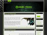 Game-Tech 黑色游戏WP免费模板
