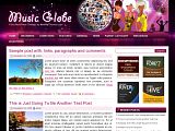 Music Globe 黑色音乐免费主题