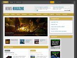News Magazine : ThemeLabs黄色杂志免费模板