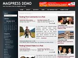 Techvibe : MagPress黑色CMS 免费模板