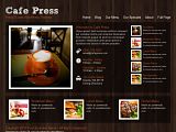 CafePress : Press75褐色企业WP高级皮肤
