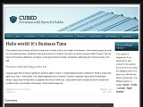 Cubed : iThemes黑色企业WP高级模板