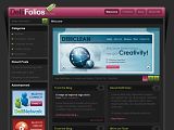 DelliFolios : ThemeForest紫色Web 2.0高级模板