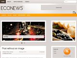 ecoNews : iDesignEco橙色CMS 高级主题