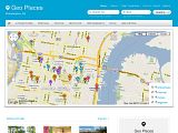 Geo Places : Templatic黄色杂志商业模板