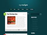 LightBright : ElegantThemes黑色微博客WP高级模板