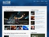 Magstar : ThemeForest蓝色杂志商业模板