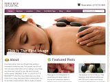 Massage 紫色杂志商业模板