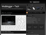 Mod Blogger - Tech : BlogOhBlog黑色新闻WP商业主题