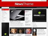 News : OrganicThemes红色新闻高级模板