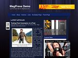 Bluemish : MagPress黑色简约WP免费模板