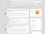 ecoMicro : iDesignEco灰色微博客WP免费模板