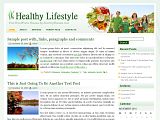 Healthy Lifestyle : NewWpThemes绿色简洁免费模板
