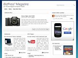 iBizPress Magazine 黑色简洁免费模板