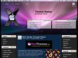 Leopard Mac 黑色MacWP免费模板