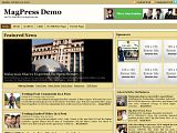 Mildnews : MagPress黄色杂志WP免费模板