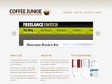 Coffee Junkie 褐色组合WP商业主题
