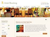 HotelBooking : Templatic褐色企业WP商业主题