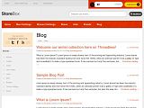 StoreBox : Templatic褐色电子商务WP商业模板