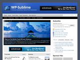WP-Sublime 蓝色杂志商业主题